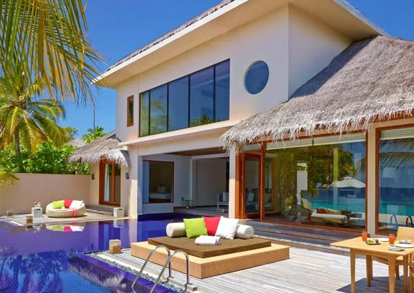 Two bedroom beach pavilion with pool Two bedroom beach pavilion with pool